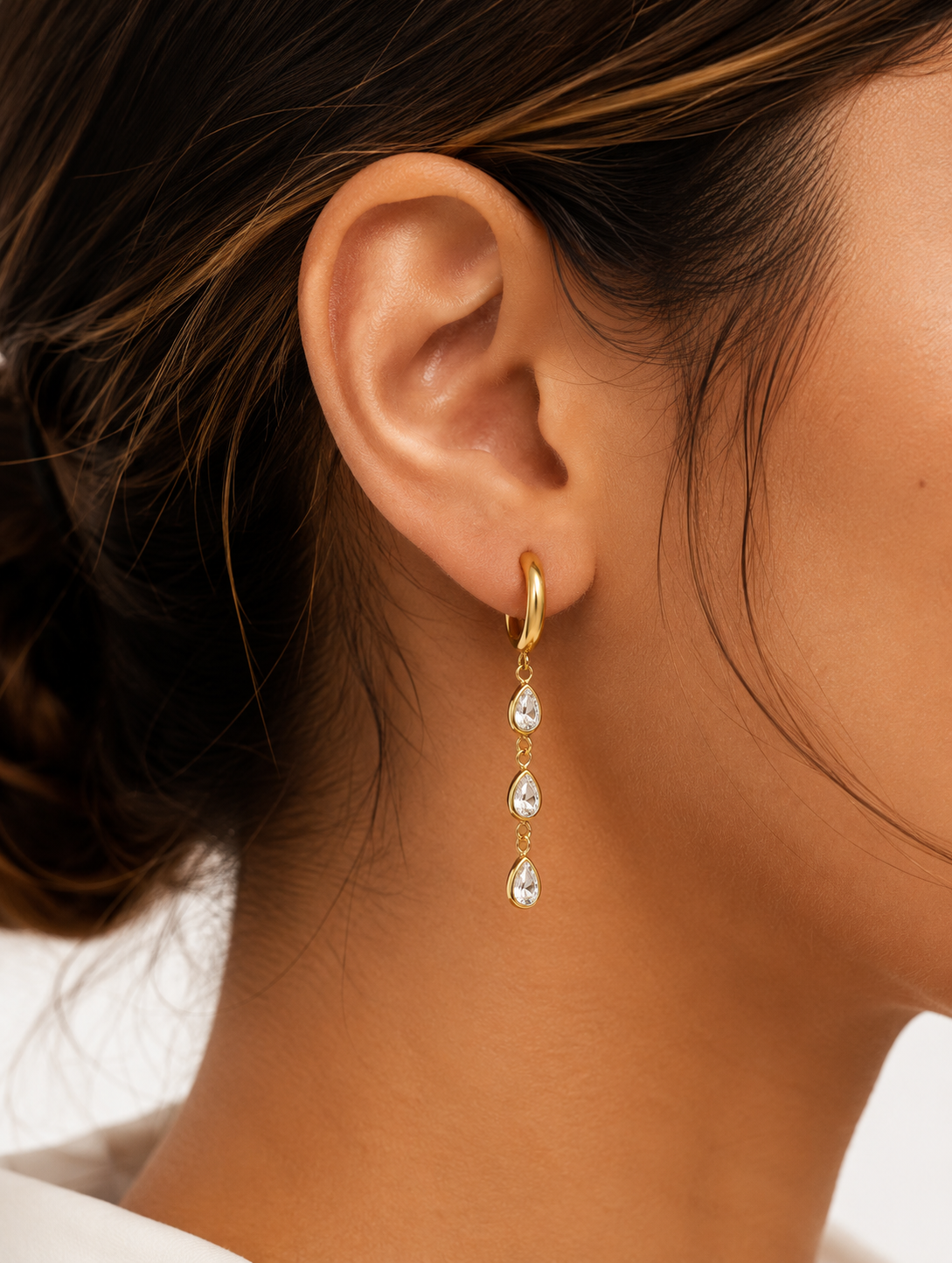 Triple Drop Hoops