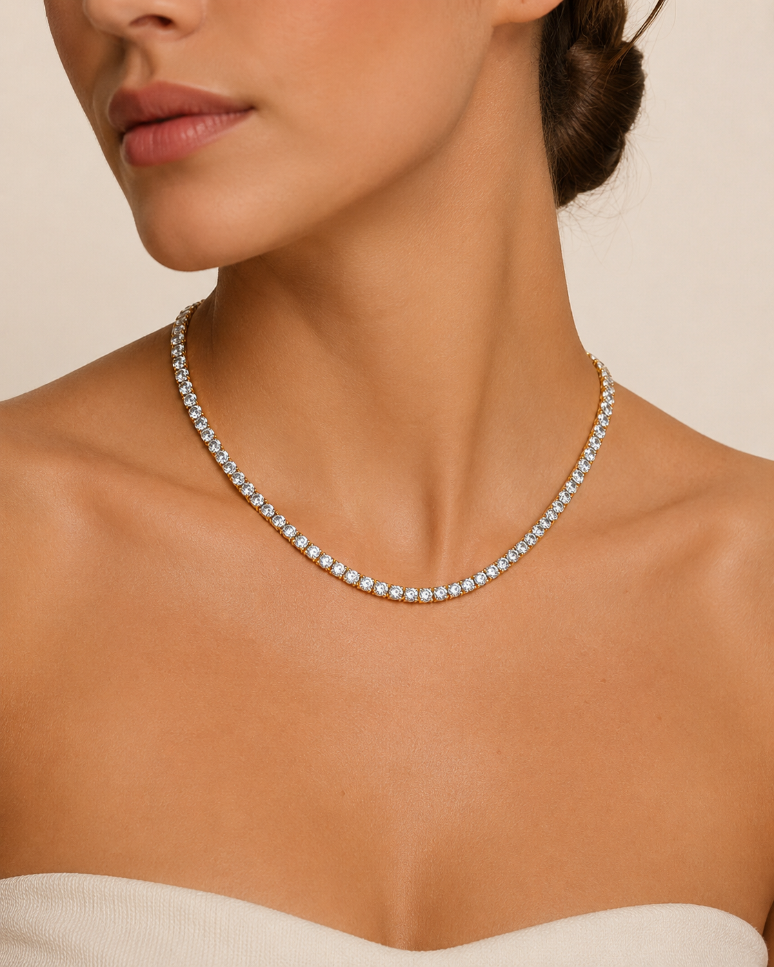 Classic Tennis Necklace