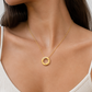 Love Circle Pendant Necklace