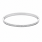 Silver Full Pave Bangle
