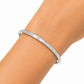 Silver CZ Station Bangle