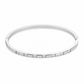 Silver CZ Station Bangle