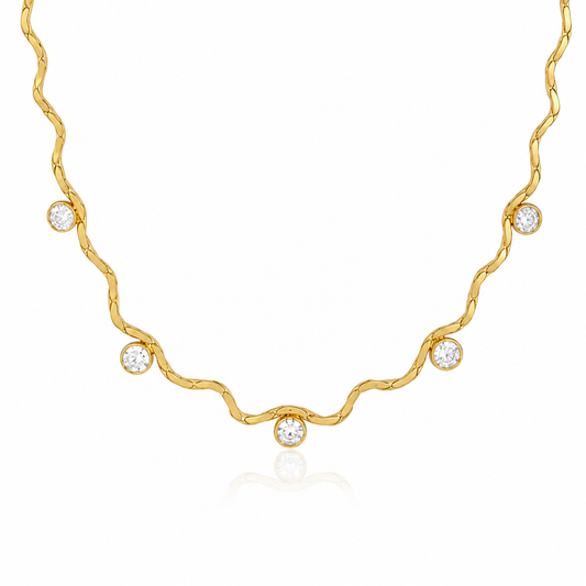 FIVE STONE NECKLACE