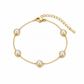 Pearl Station Chain Bracelet
