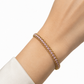 Pink Crystal Chain Wrap Bracelet