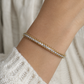 Clear Crystal Chain Wrap Bracelet