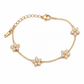 Daisy Bloom Crystal Station Bracelet