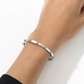 Silver Studded Bangle 4mm