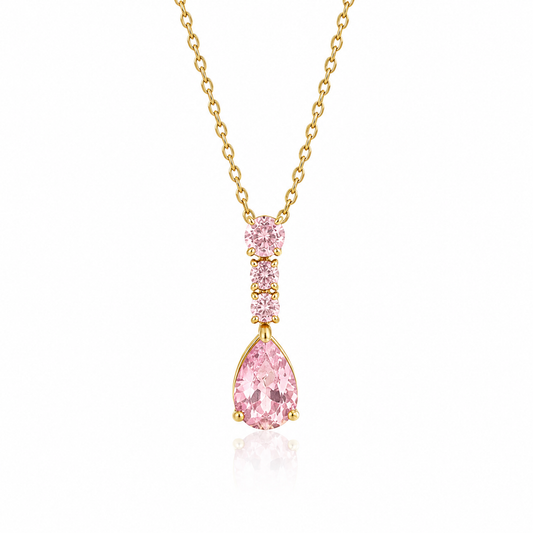 BLUSH DROP NECKLACE