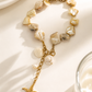 Coastal Dreams Shell & Charm Lariat Necklace