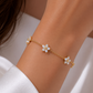 Daisy Bloom Crystal Station Bracelet