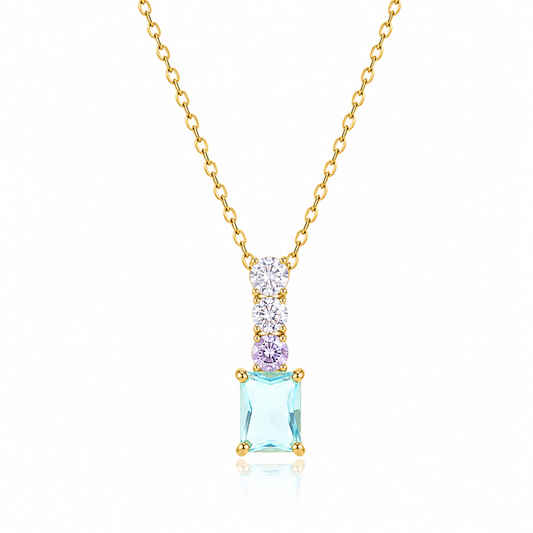 AQUA DROP NECKLACE