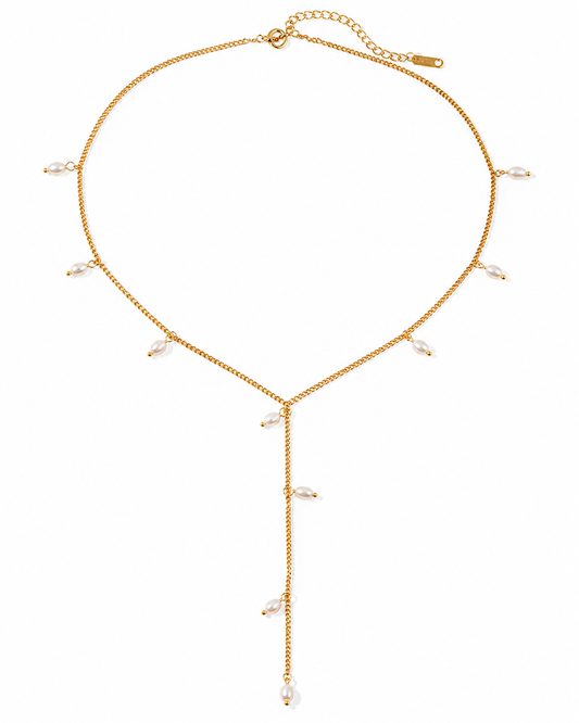 Perla Lariat Necklace