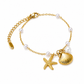 Coastal Charm Pearl Bracelet