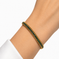 Emerald Crystal Chain Wrap Bracelet