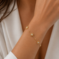 North Star Crystal Station Bracelet