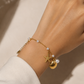 Coastal Charm Pearl Bracelet