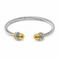 Bold Twist Gold Cap Cuff