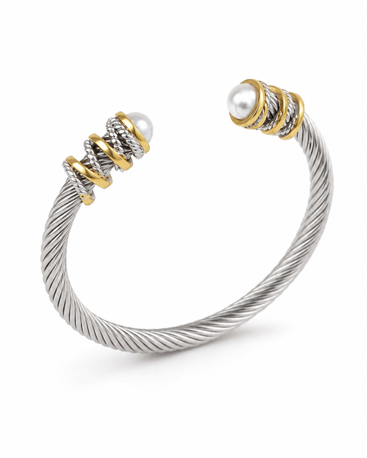 Pearl twist bracelet