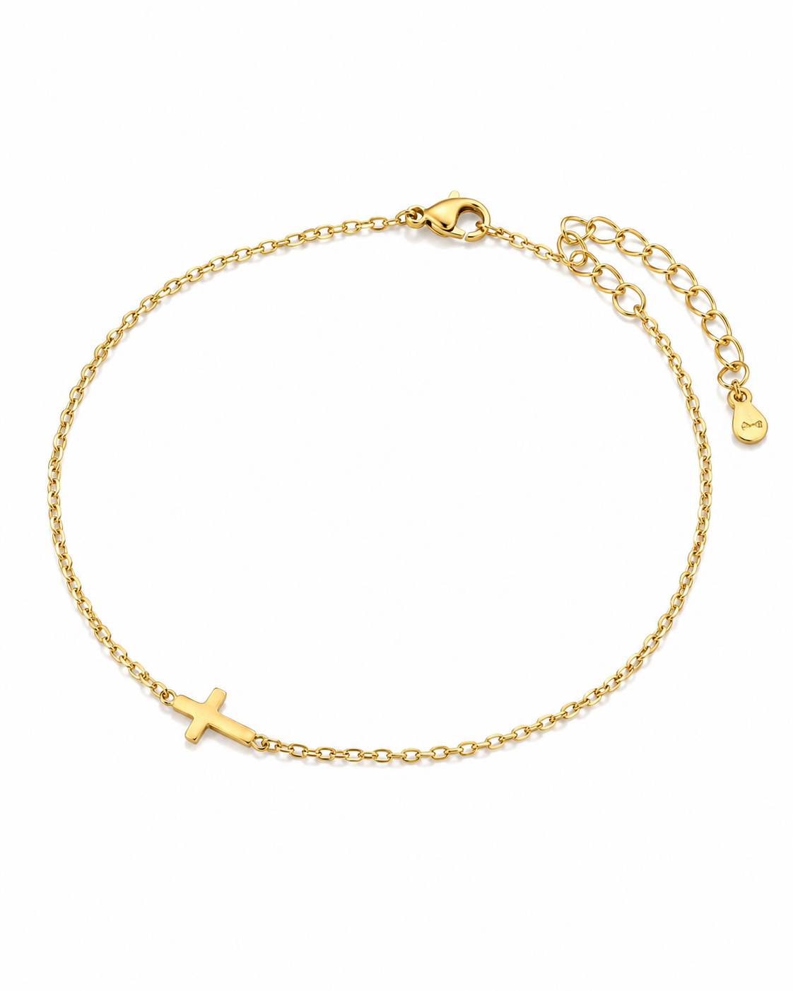 Sideways Cross Bracelet