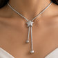 Stellar Drop Snake Chain Necklace