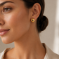 Celeste Dome Studs