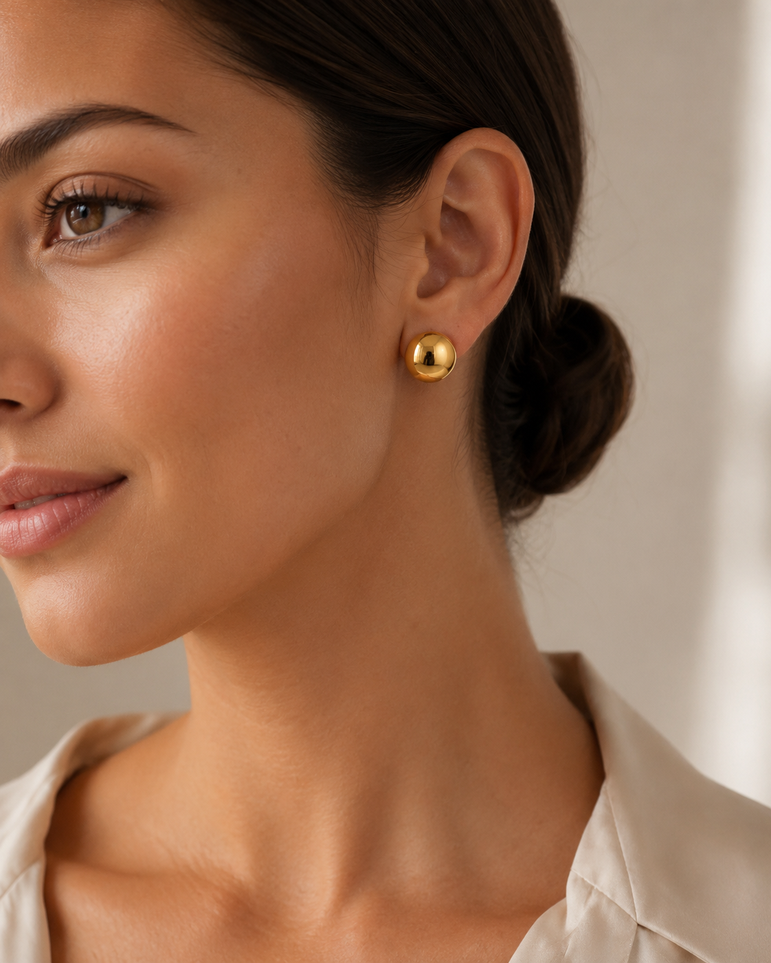 Celeste Dome Studs