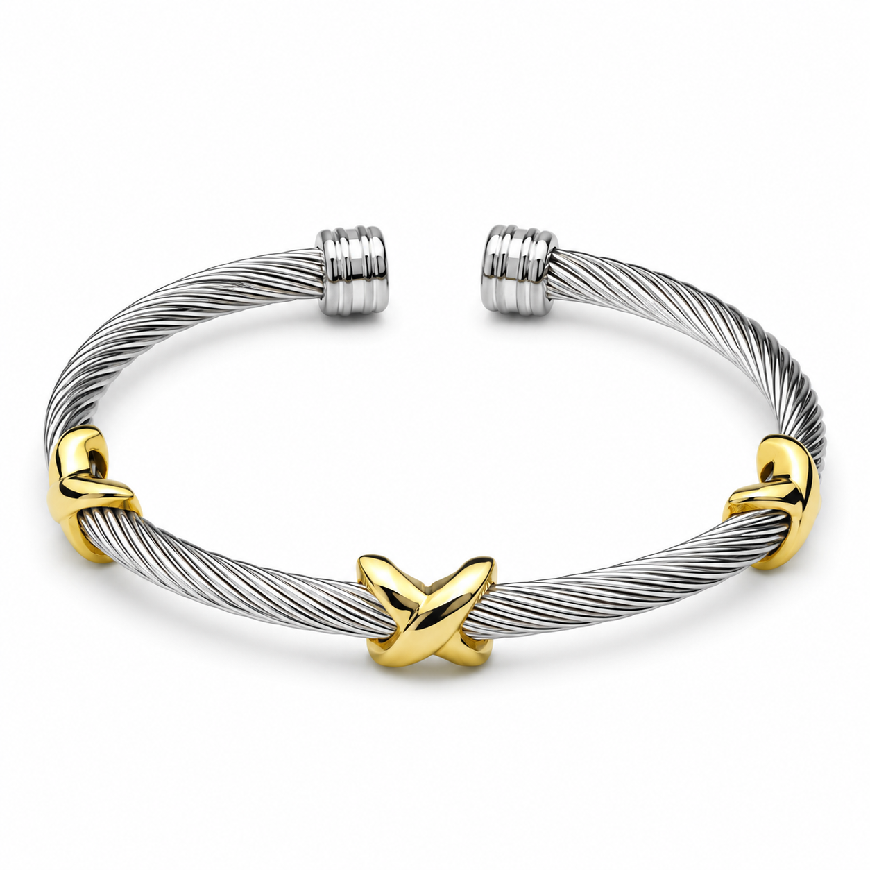 Triple X Gold Cuff