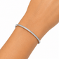 Silver Full Pave Bangle
