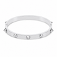 Silver Spike Bangle
