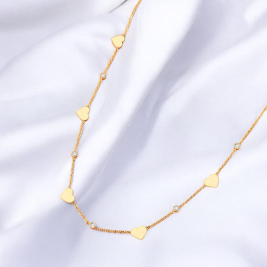 Tini heart necklace💧