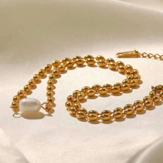 Simple Pearl Necklace💧