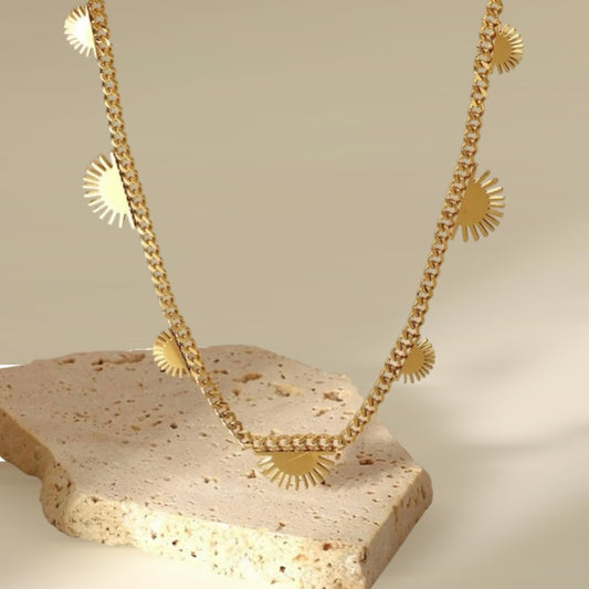 Sun necklace💧
