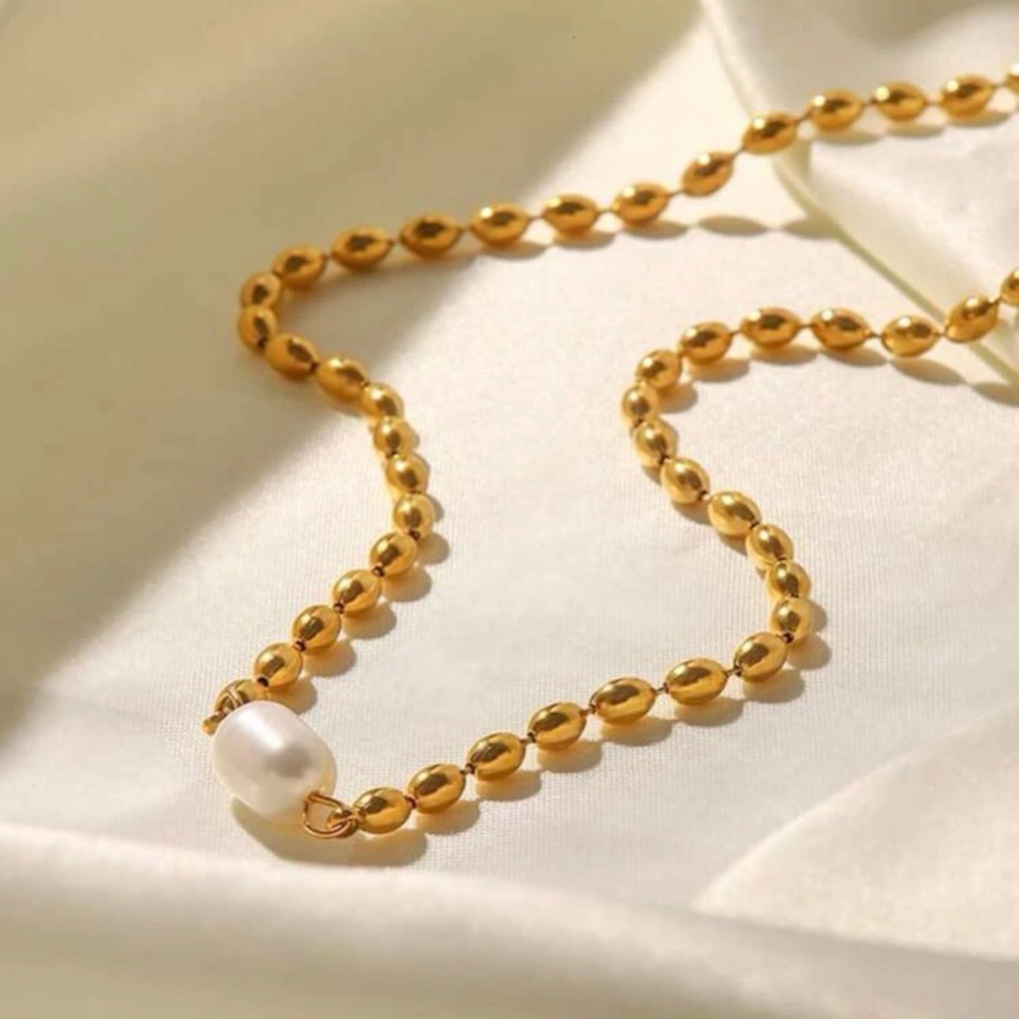 Simple Pearl Necklace💧
