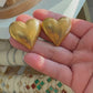 Texture Heart Earrings