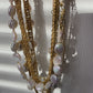 Coin pearls choker